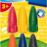 Crayons de cire pour tout-petits 6 pcs Astra Baby