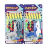 Pistolet requin pour balles et fléchettes pour enfants