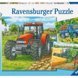Puzzle Machines agricoles 3x49 pièces Ravensburger