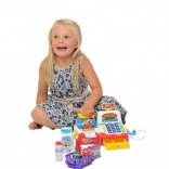 PLEJO caisse enregistreuse électronique pour enfants avec accessoires