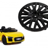 Enjoliveur pour voiture électrique pour enfants AUDI R8, noir