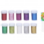 Paillettes décoratives en tube 5 cm