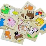 Detoa pexeso en bois Conte de fées