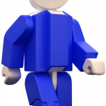 Figurine SEVÁČEK bleue – grande et petite