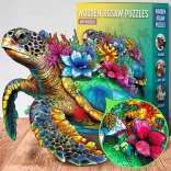 Puzzle en bois Tortue 500 pièces EscapeWelt