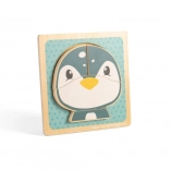 Puzzle en bois Pingouin Bigjigs Toys