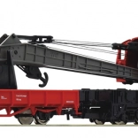 Wagon-grue Roco avec voiture de protection DB AG, H0