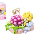 Jeu de construction KOCO Bloom – arrangement floral de succulentes, 249 pièces