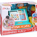 Caisse enregistreuse pour enfants avec calculatrice et accessoires