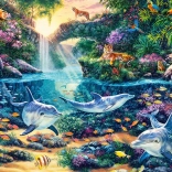 Puzzle 1500 pièces Jungle Paradise