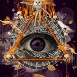 Peinture diamant Œil Clairvoyant 30x40 cm