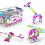 jeu de construction engino maker girl 20-en-1 – set de construction créatif 20 en 1 pour enfants