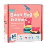 Ensemble de jeux avec petits sachets textiles remplis de sable