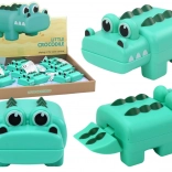 Jouet de bain à remonter crocodile vert
