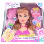 Tête à coiffer avec accessoires pour coiffures