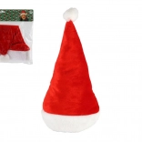 Bonnet de Noël Santa pour adultes en tissu doux, diamètre 29 cm