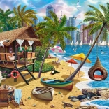 Puzzle Été en ville 1000 pièces CASTORLAND