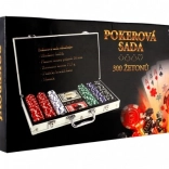 Set de poker dans une mallette en aluminium 300 pcs