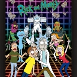 Tableau 3D Rick et Morty