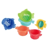 PLAYGO gobelets de bain avec moulin à eau, lot de 6