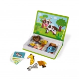 Janod Magnetibook animaux – livre magnétique pour enfants