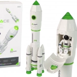 Fusée spatiale avec fumée, lumières et sons pour enfants