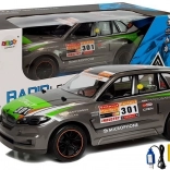 Voiture de course grise télécommandée RC 1:10 2.4G