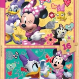 Puzzle en bois Minnie et Daisy par Educa