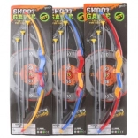 Grand arc en plastique avec flèches à ventouse