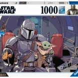 Puzzle Ravensburger STAR WARS: THE MANDALORIAN 1000 pièces