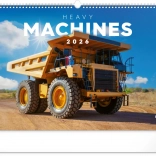 Calendrier mural Machines de chantier 2026