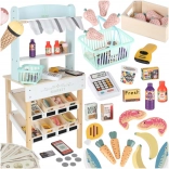 Marché en bois LULILO Melo avec stand et caisse pour enfants