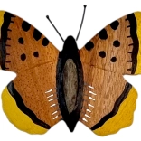 Magnet en bois papillon grand 2Kids Toys