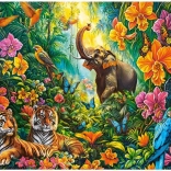 Puzzle Castorland Jungle en fleurs 1000 pièces