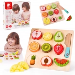 Classique Monde Fruits en Bois à Découper Montessori Ensemble