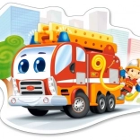 Maxi puzzle 12 pièces – camion de pompiers