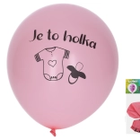 Ballons gonflables 30 cm – lot de 5 pcs, C’est une fille