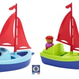 Voilier en plastique pour l’eau avec marin 22,5 cm