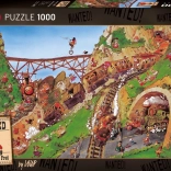 HEYE Puzzle Fred le Rapide 1000 pièces