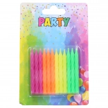 Bougies néon 24 pcs