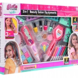 Créateur de beauté 3-en-1 pour filles – Cheveux colorés, Manucure, Tatouages