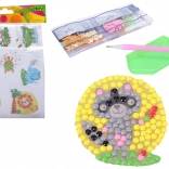 Set créatif d’autocollants diamant – animaux