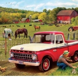 puzzle La voiture de grand-père 1000 pièces EUROGRAPHICS