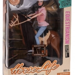 Poupée à cheval avec accessoires