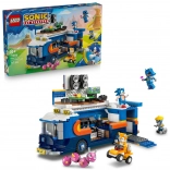 lego sonic : base mobile spéciale avec camion et quad