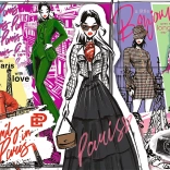 Puzzle Emily in Paris : inspiration mode 1000 pièces