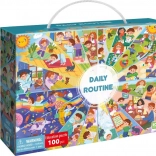 Puzzle Routine Quotidienne 100 Pièces