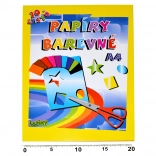 Papiers colorés couchés A4