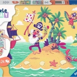 Ravensburger Puzzle & Play : aventure pirate 2×24 pièces