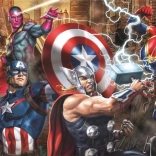 Puzzle Panorama Avengers 1000 Pièces